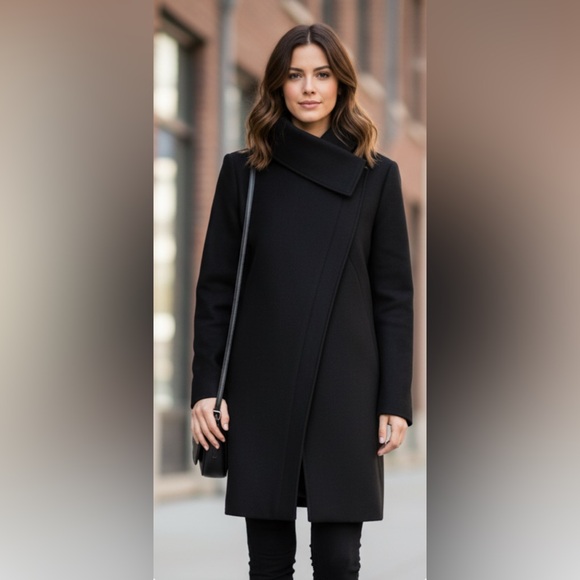 Only Jackets & Blazers - Only Black Trench Coat Timeless Style ptp 19.5”